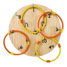 SunshineLLC Ring Toss Game - Safer Than Darts,Hang it on a Wall and Start Playing.Beautifully Finished and Easy to Set-Up for a Man Cave, Home or Office.   